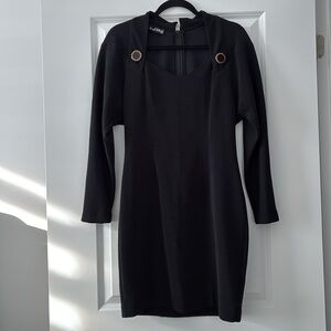 Joseph Ribkoff Ribbed Fitted Dress (No Size Tag - See Measurements)